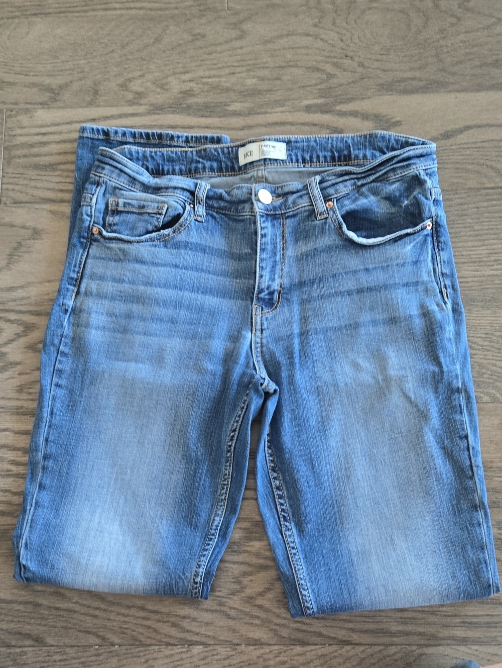 BKE Women's Light Blue Jeans - Faded Denim